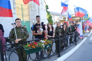 Астраханские бойцы Росгвардии вернулись домой со спецоперации, где их достойно встречали жители Астрахани